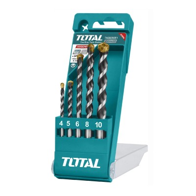 Набор сверл по бетону TOTAL TACSD5051 (5 шт) Набор сверл по бетону TOTAL TACSD5051 (5 шт)