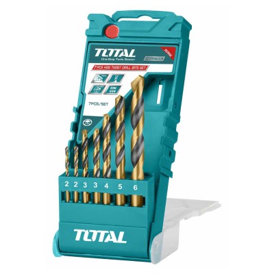 Набор сверл по металлу TOTAL TACSD0075 (7шт) Набор сверл по металлу TOTAL TACSD0075 (7шт)
