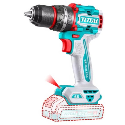 Дрель-шуруповерт ударная TOTAL TIDLI20668 Дрель-шуруповерт ударная TOTAL TIDLI20668