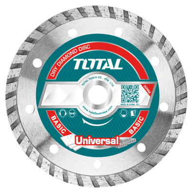 Диск алмазный 115x7,5x22,2 мм TOTAL TAC2131153 Диск алмазный 115x7,5x22,2 мм TOTAL TAC2131153