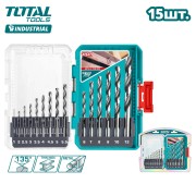 Набор сверл по металлу TOTAL TACSDL51506 (15 шт)