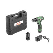 Аккум. дрель ударная Hammer ACD16CH 16В 2x2Ач LiION 10мм 0-350/0-1350об/мин, 30 Нм, кейс