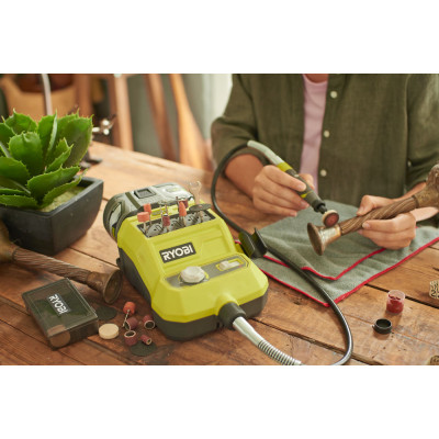 ONE + / Гравер аккумуляторный RYOBI R18RT-0 (без батареи) ONE + / Гравер аккумуляторный RYOBI R18RT-0 (без батареи)