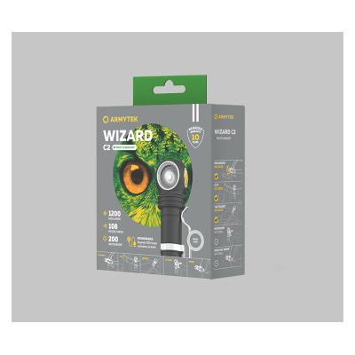 Фонарь Armytek Wizard C2 Magnet USB Белый Фонарь Armytek Wizard C2 Magnet USB Белый