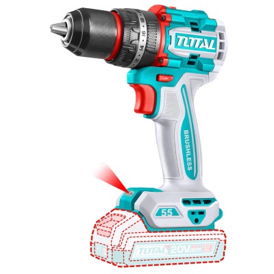 Дрель-шуруповерт ударная TOTAL TIDLI20558 Дрель-шуруповерт ударная TOTAL TIDLI20558