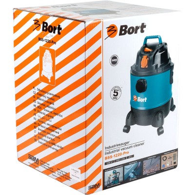 Пылесос строительный Bort BSS-1220-Pro Пылесос строительный Bort BSS-1220-Pro