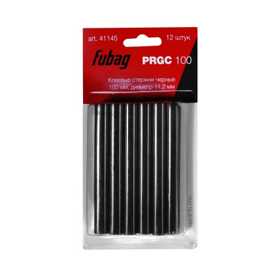 Клеевые стержни чёрные FUBAG PRGC 100 (12 шт.) Клеевые стержни чёрные FUBAG PRGC 100 (12 шт.)