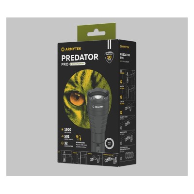 Фонарь Armytek Predator Pro Magnet USB Белый Фонарь Armytek Predator Pro Magnet USB Белый