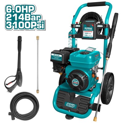 Мойка высокого давления (С бензиновым двигателем) TOTAL TGT 250105 6 л. с. Мойка высокого давления (С бензиновым двигателем) TOTAL TGT 250105 6 л. с.