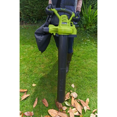 Воздуходувка-пылесос электрическая RYOBI RBV3000CSV Воздуходувка-пылесос электрическая RYOBI RBV3000CSV