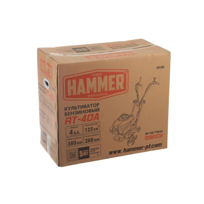Культиватор бензиновый Hammer RT-40A Культиватор бензиновый Hammer RT-40A