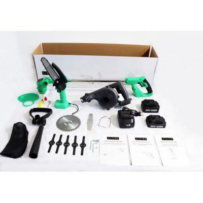 Набор садового аккумуляторного инструмента ZITREK (GreenCut 20, ZKBL20, GreenSaw 20 Extra Power) Набор садового аккумуляторного инструмента ZITREK (GreenCut 20, ZKBL20, GreenSaw 20 Extra Power)