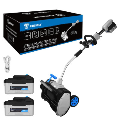 Снегоуборщик аккумуляторный DEKO ST402-6 Снегоуборщик аккумуляторный DEKO ST402-6