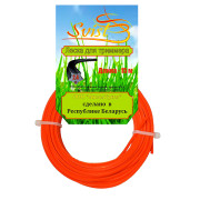 Леска для триммера сечение звезда D 2,4 мм катушка 15м., ЛТЗ-024015 SVIST