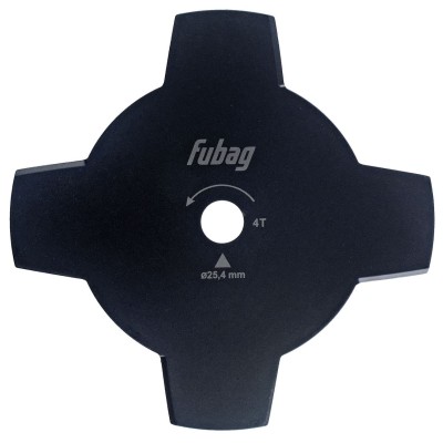 Нож для триммера 4-зубый FUBAG D 255х1,6х25,4 мм Нож для триммера 4-зубый FUBAG D 255х1,6х25,4 мм