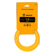 Леска для триммера (1,6 мм, 15 м; круглая) DEKO TL16